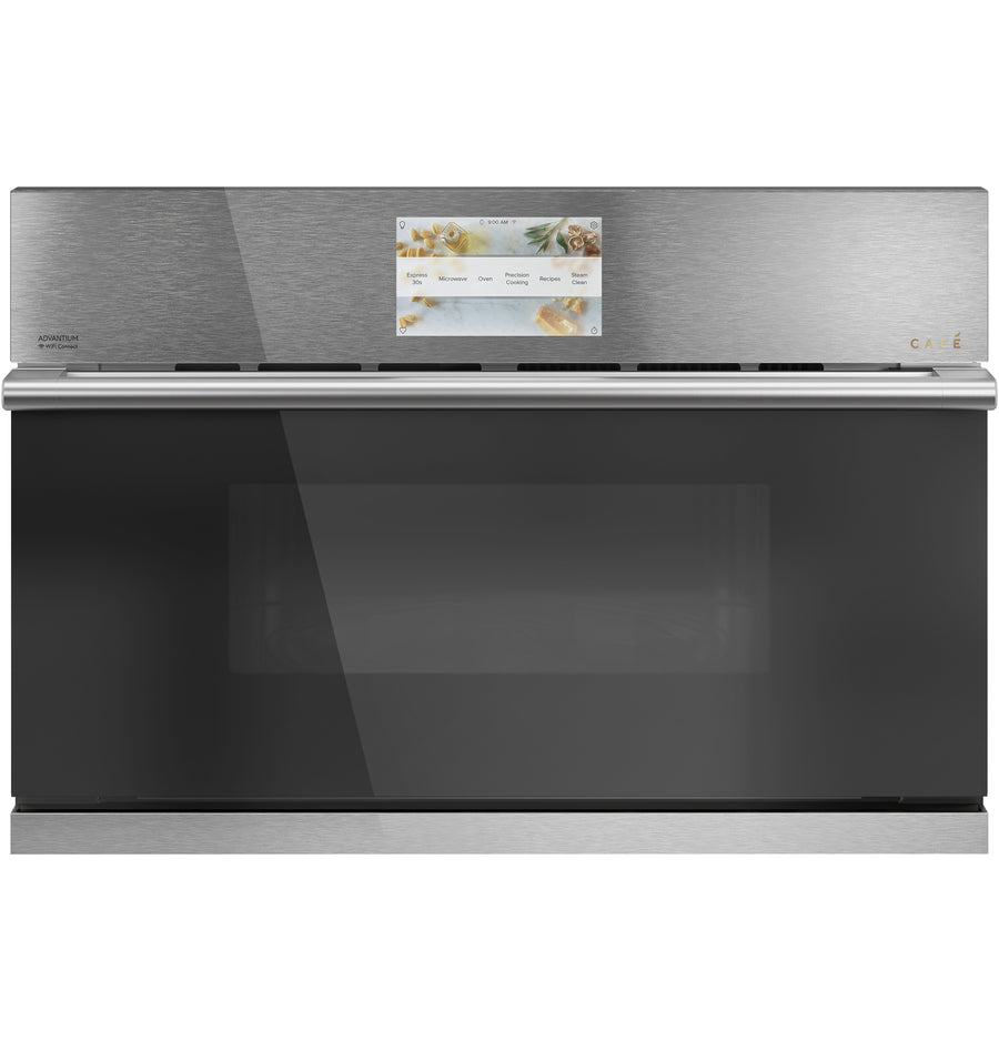 Café - 1.7 Cu. Ft. Convection Built-In Microwave with 120V Five in One Advantium Technology - Platinum Glass_0