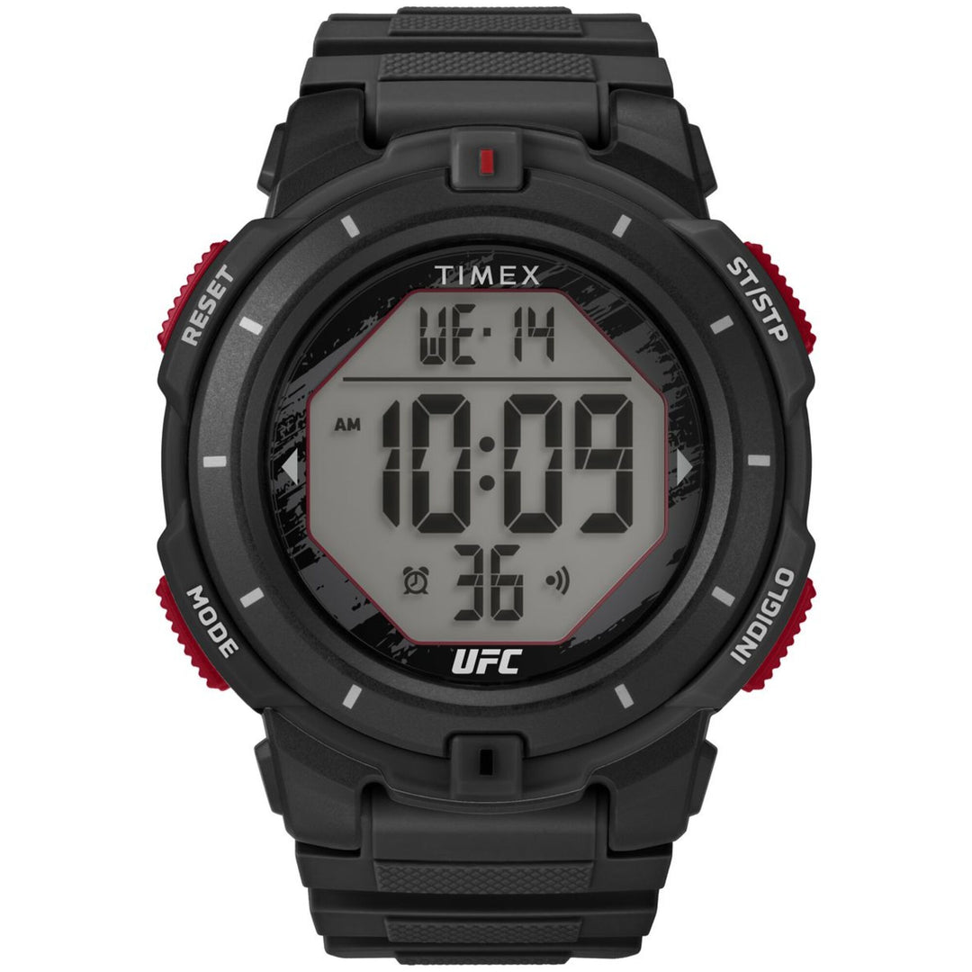 Timex Men's UFC Rumble 50mm Watch - Black Strap Digital Dial Black Case - Black_0