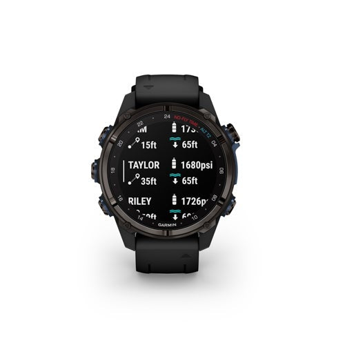 Descent Mk3i 43mm Dive Watch Carbon Gray DLC Titanium & Black Band_0