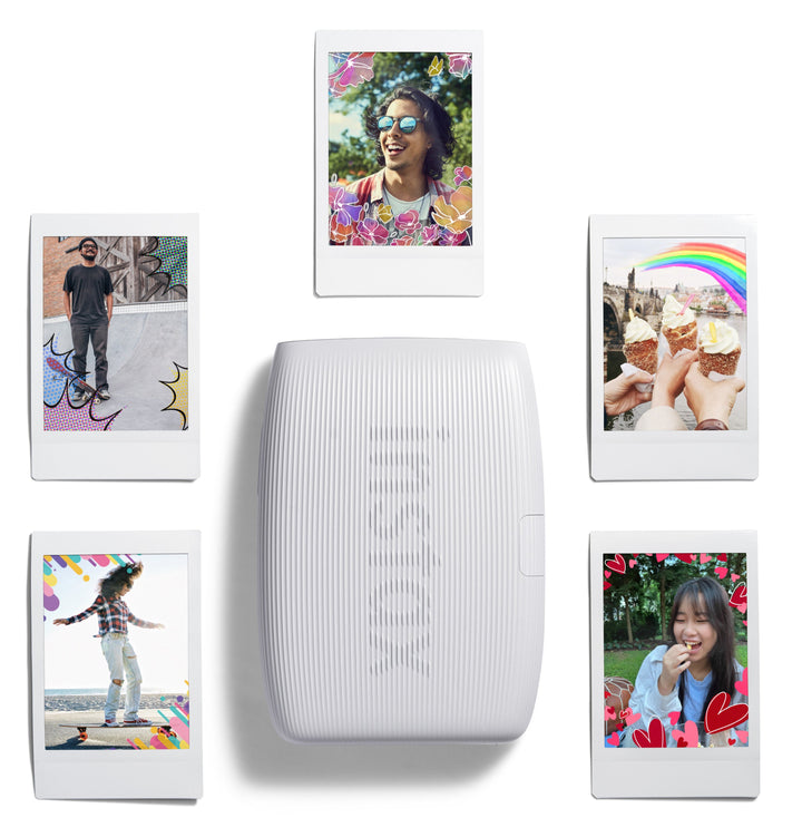 Fujifilm - INSTAX MINI LINK 3 Smartphone Printer - Clay White_11