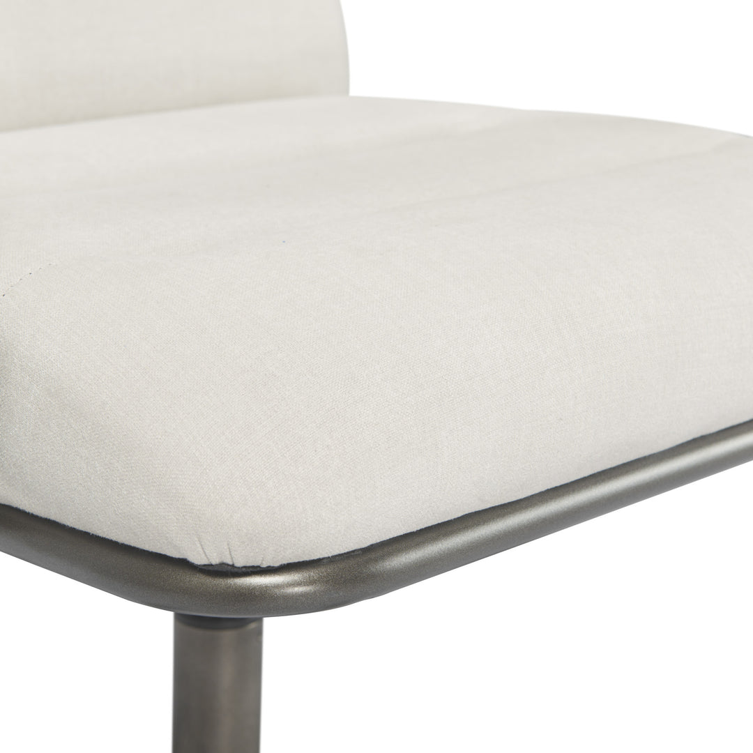 Finch - Franklin Upholstered Office Chair - Fabric - Soft White_4