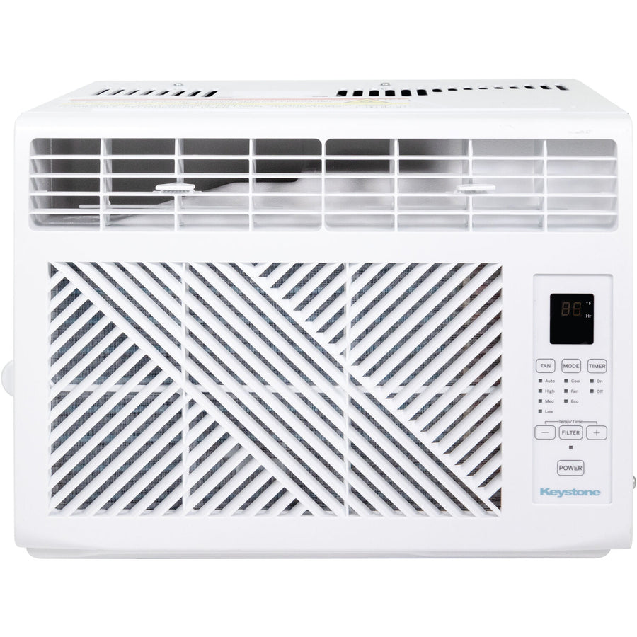 Keystone - 6,000 BTU Window Mounted Air Conditioner with Remote Control - white_0