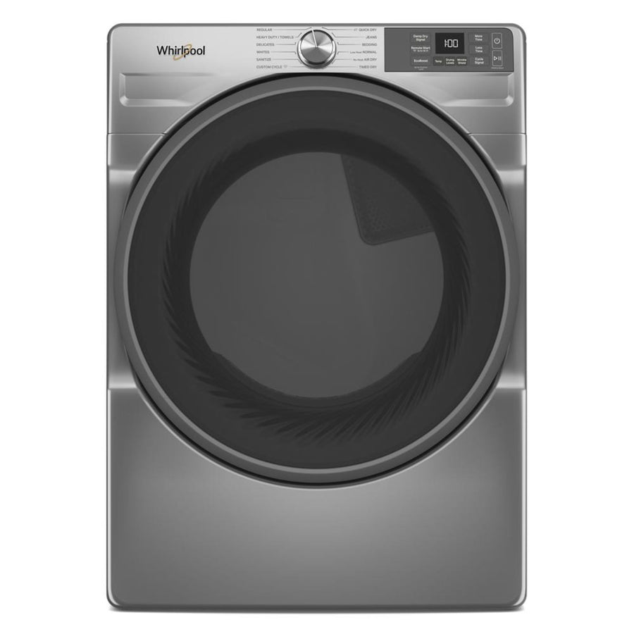 Whirlpool - 7.4 cu. ft. Smart Front Load ENERGY STAR® Gas Dryer with Wrinkle Shield™ Option - Radiant Silver_0