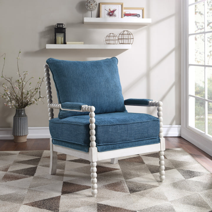 OSP Home Furnishings - Kaylee Spindle Chair - Navy_4