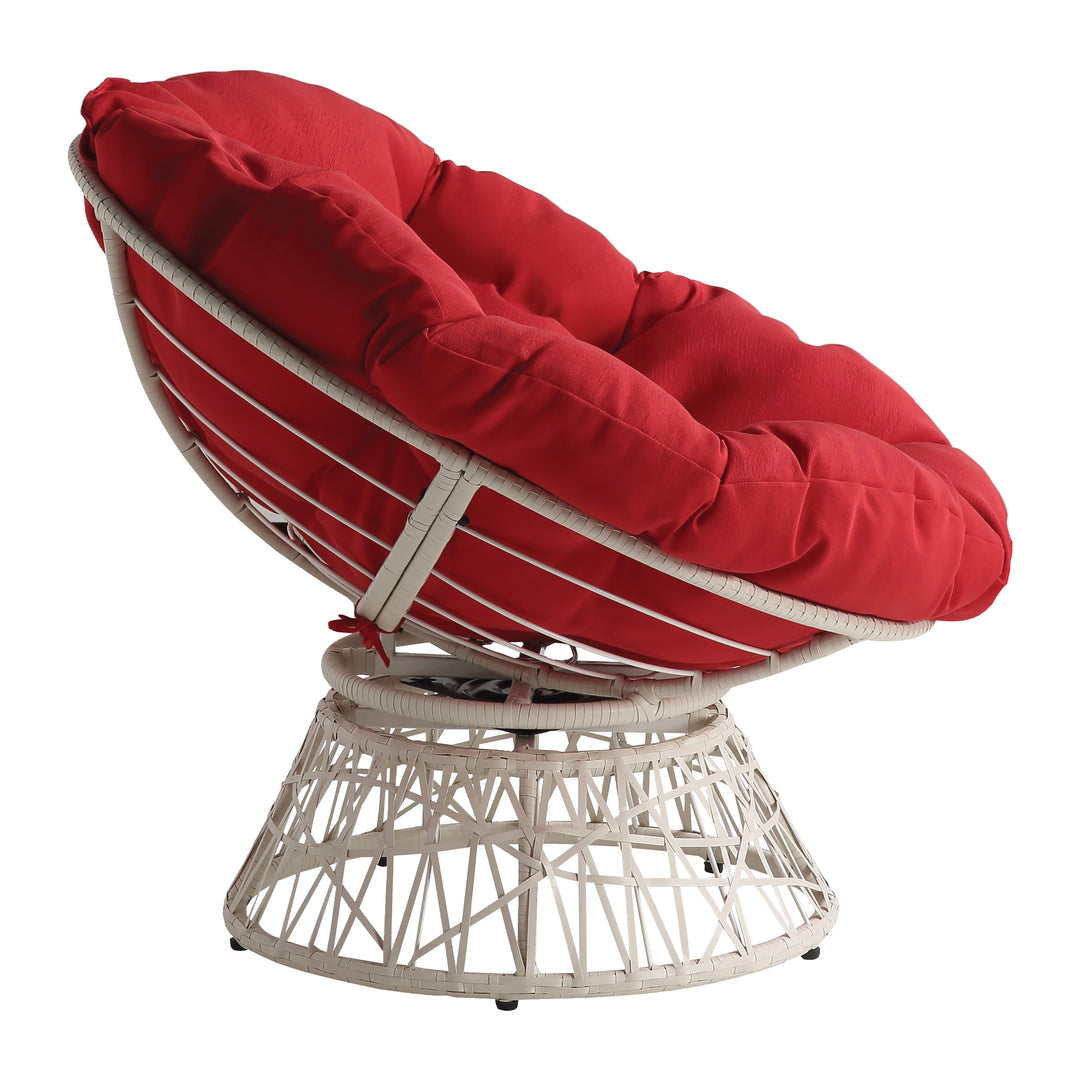 OSP Home Furnishings - Papasan Chair - Red_2