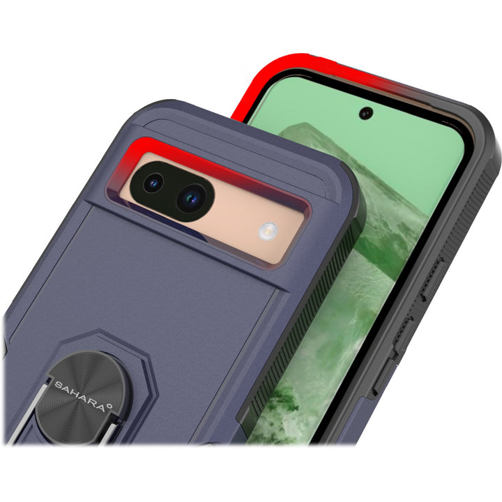 SaharaCase - Raider Series Kickstand Case for Google Pixel 8a - Desert Blue_5