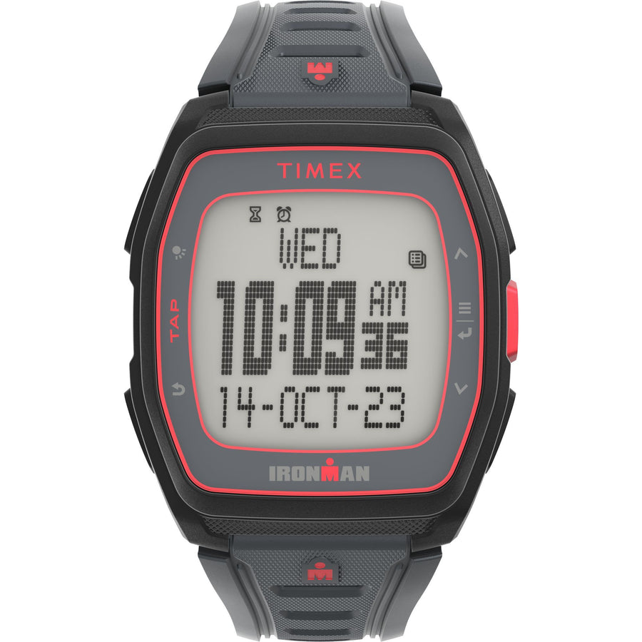 Timex Unisex IRONMAN T300 42mm Watch - Black Strap Digital Dial Black Case - Black_0