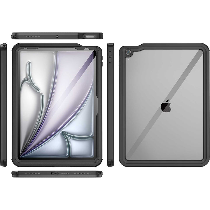 SaharaCase - Oasis Series Water-Resistant Case for Apple iPad Air (M2) 11" 2024 - Clear/Black_3