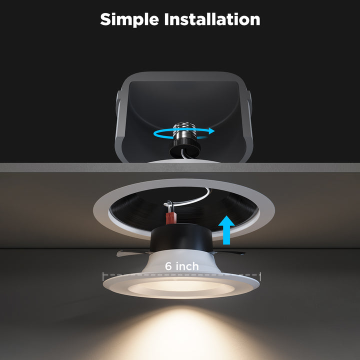 Govee - Smart Recessed Downlight 6inch-4pk - Multi_9