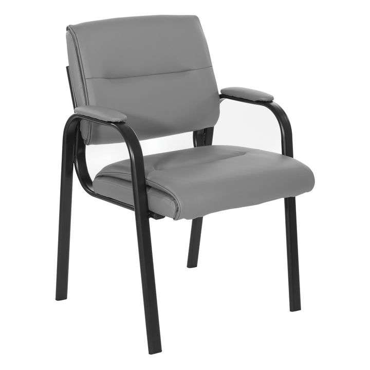 Office Star Products - Guest Chair - Grey/Black_1