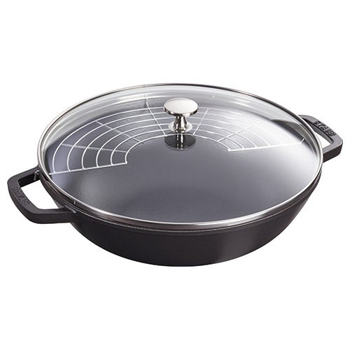 4.5qt Cast Iron Perfect Pan, Black Matte_0