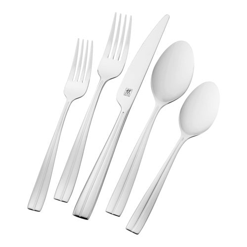 42pc Constance 18/10 Stainless Steel Flatware Set_0