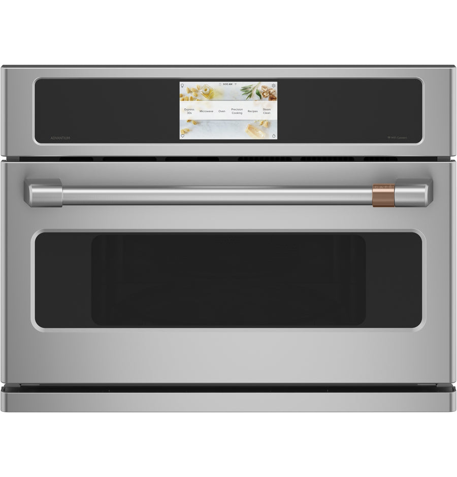 Café - 1.7 Cu. Ft. Convection Built-In Microwave with Sensor Cooking and 120V Five in One Advantium Technology - Stainless Steel_0