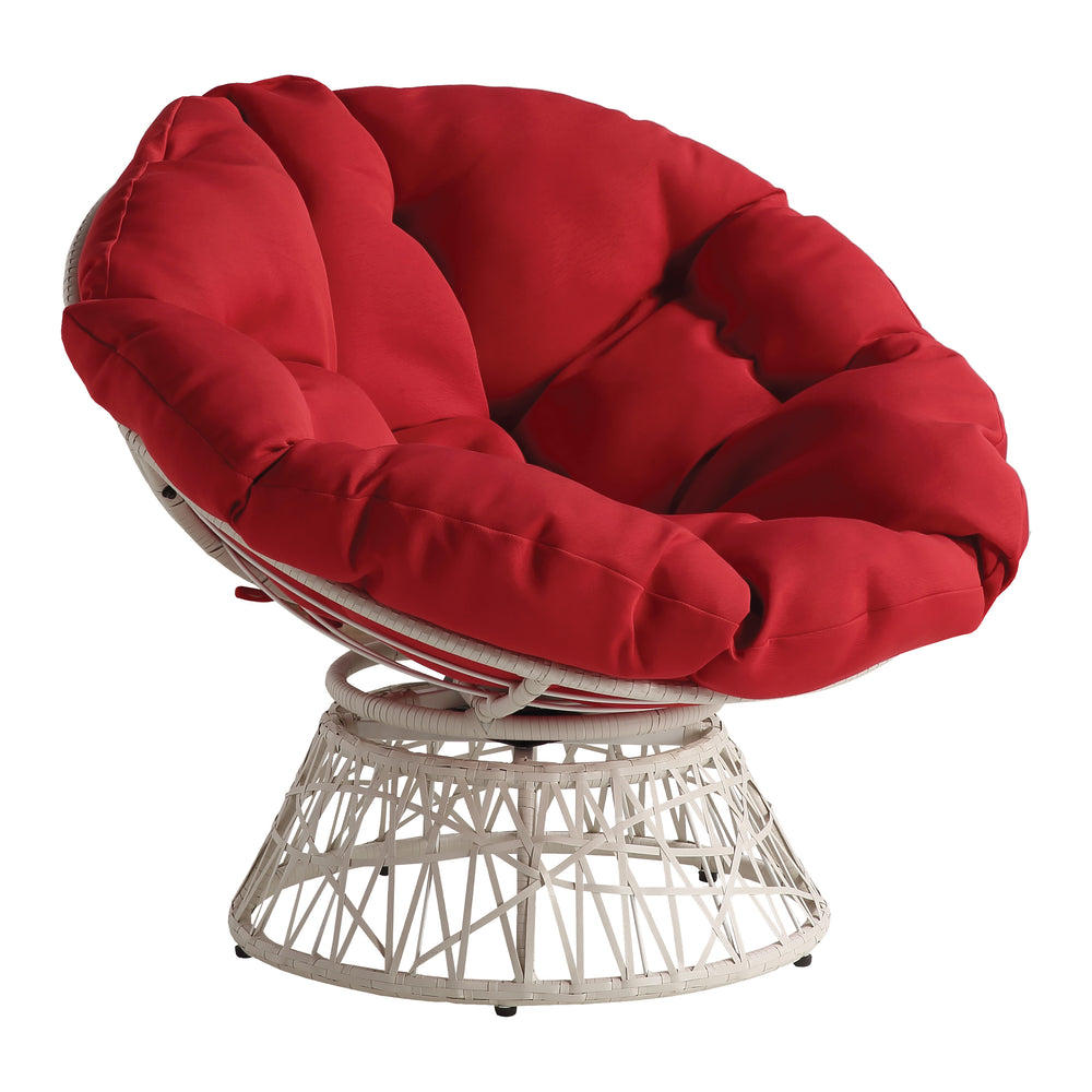 OSP Home Furnishings - Papasan Chair - Red_1