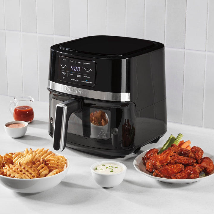 Cuisinart - 4.5-qt Basket Air Fryer - Black Stainless Steel_2