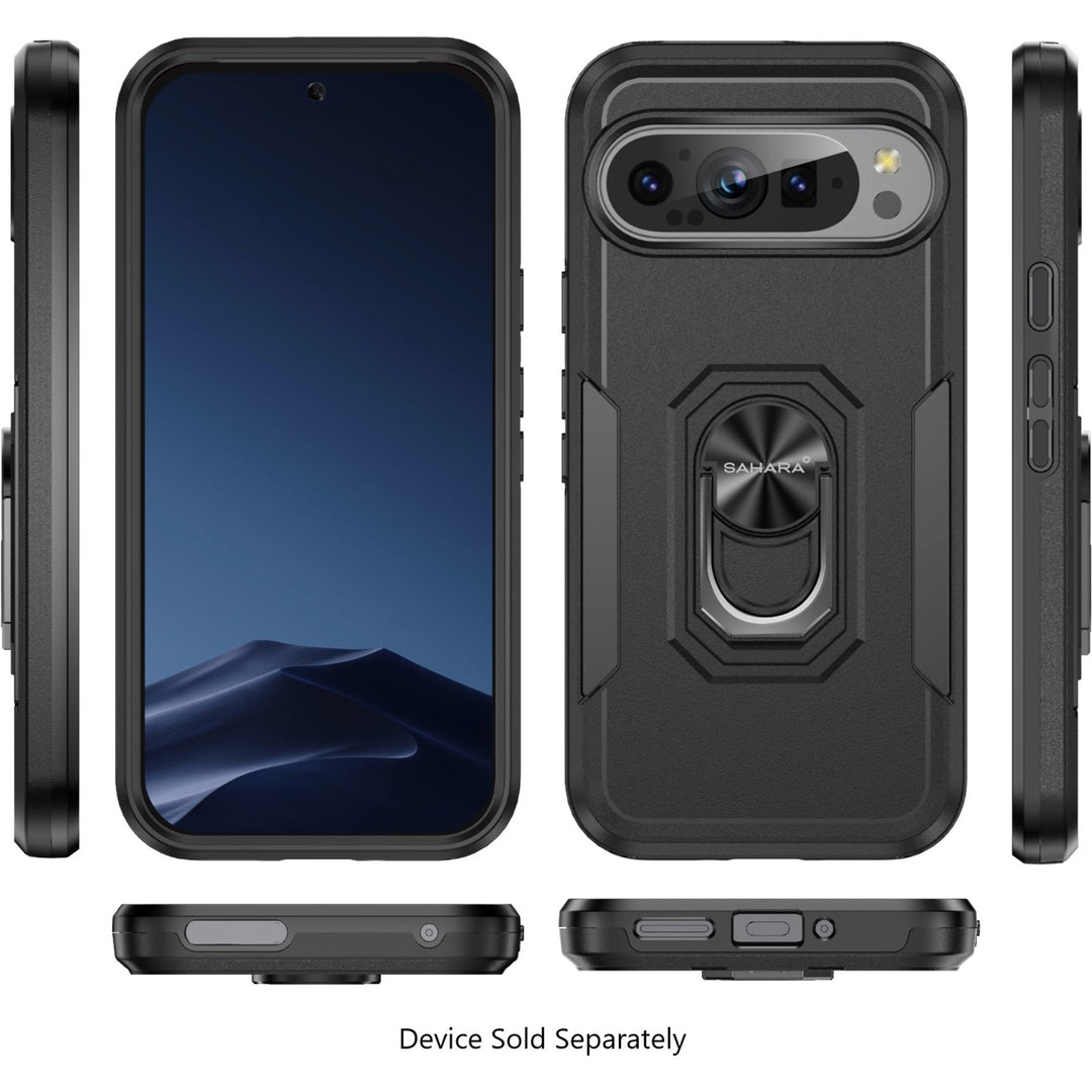 SaharaCase - Raider Series Heavy-Duty Case for Google Pixel 9 and 9 Pro - Scorpion Black_2