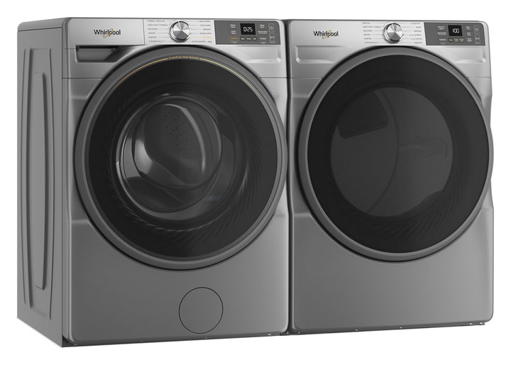 Whirlpool - 4.5 Cu. Ft. High Efficiency Smart Front Load Washer with FreshFlow Vent System - Radiant Silver_8