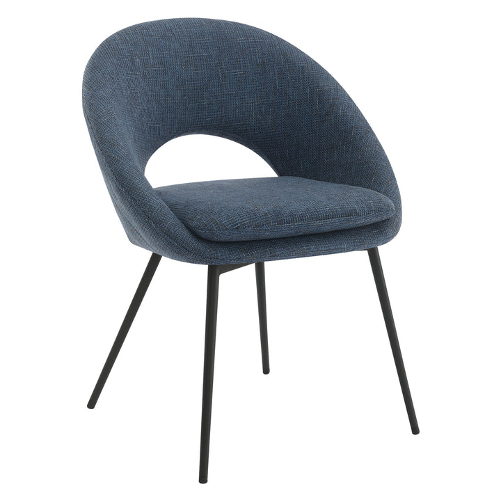 OSP Home Furnishings - Millie Accent /Dining Chair - Navy/ Black_1