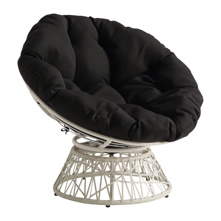 OSP Home Furnishings - Papasan Chair - Black_1