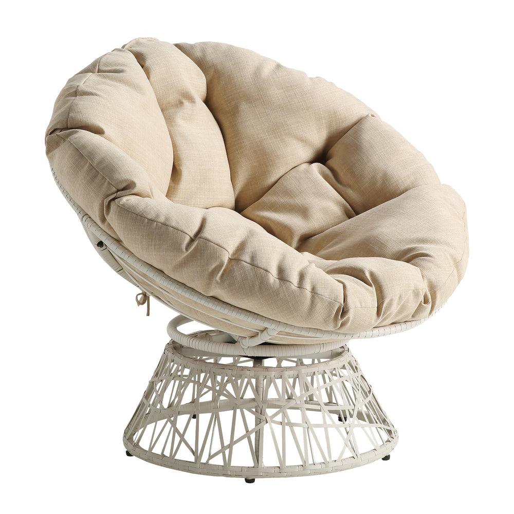 OSP Home Furnishings - Papasan Chair - Cream_1