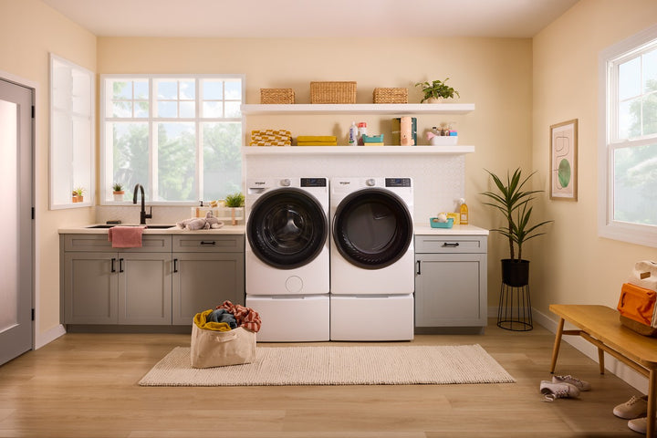 Whirlpool - 4.5 Cu Ft. High Efficiency Smart Front Load Washer with FreshFlow Vent System - White_13