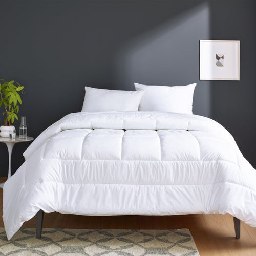 Anti-Allergen Down Alternative Comforter - Queen/Full, White_0