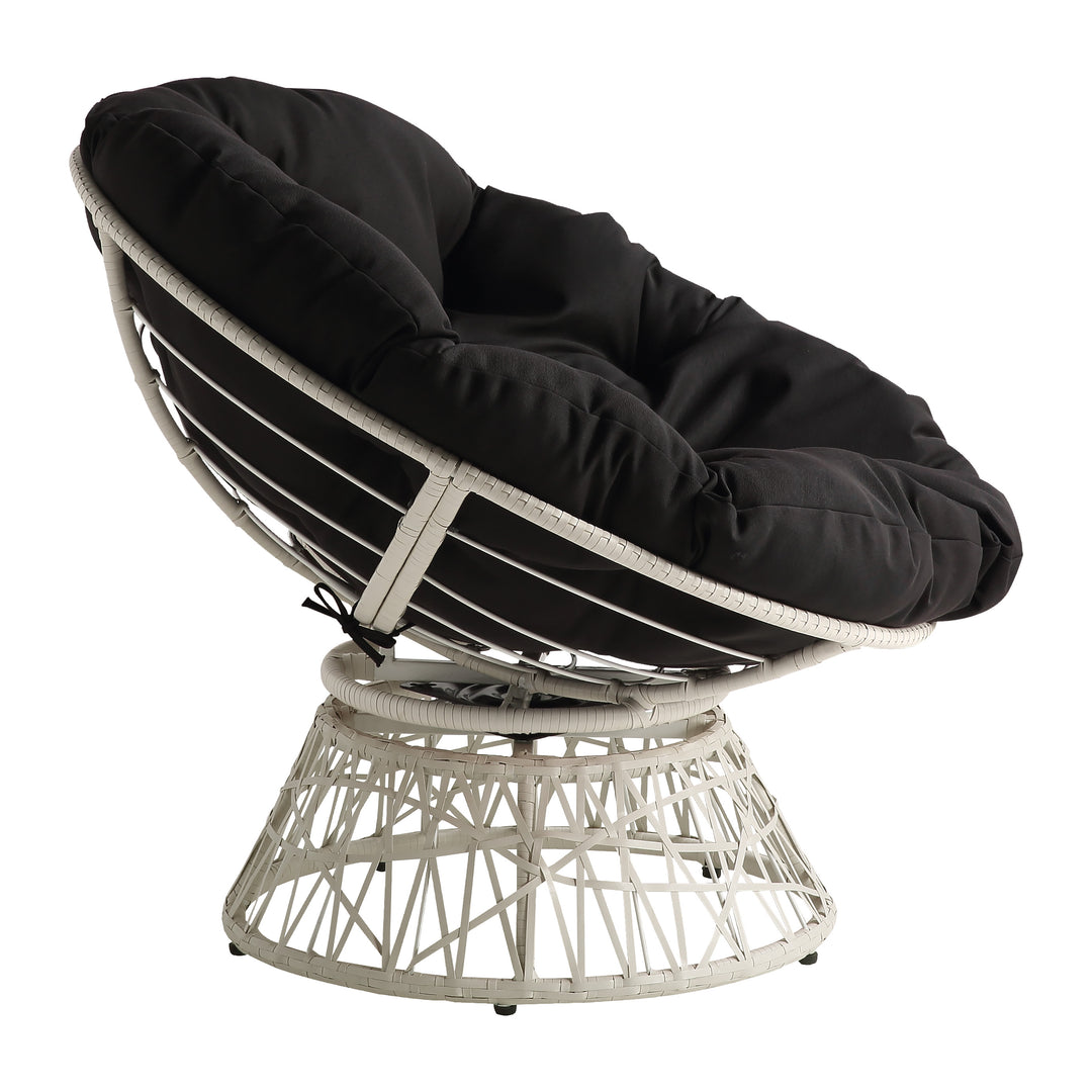 OSP Home Furnishings - Papasan Chair - Black_2