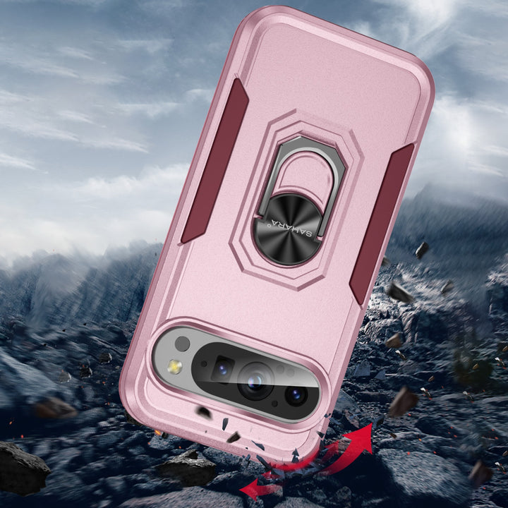 SaharaCase - Raider Series Heavy-Duty Case for Google Pixel 9 Pro XL - Desert Rose_5