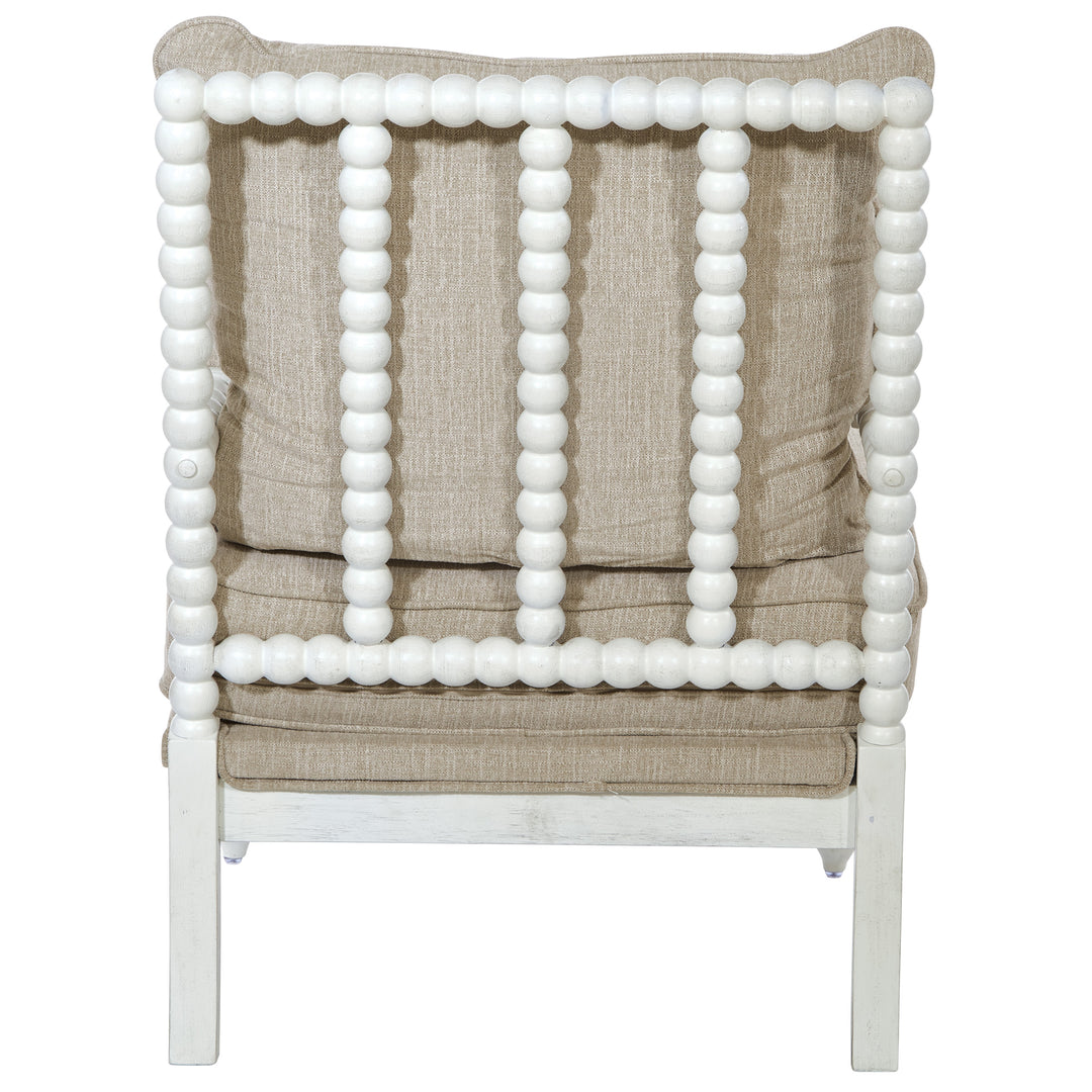 OSP Home Furnishings - Kaylee Spindle Chair - Beige Linen_4