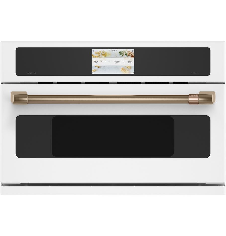 Café - 1.7 Cu. Ft. Convection Built-In Microwave with 120V Five in One Advantium Technology - Matte White_0