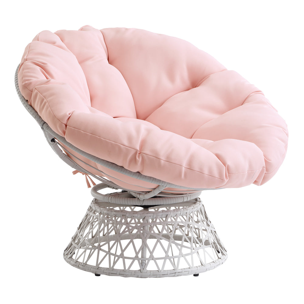 OSP Home Furnishings - Papasan Chair - Pink_1