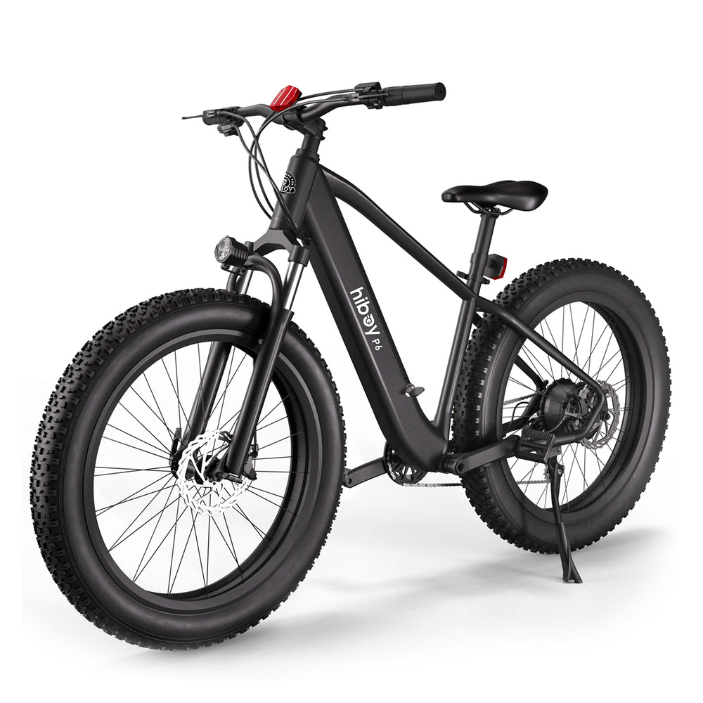 HiBoy - P6 Electric Bike w/ 62.1 mi Max Operating Range & 28 mph Max Speed - Black_1