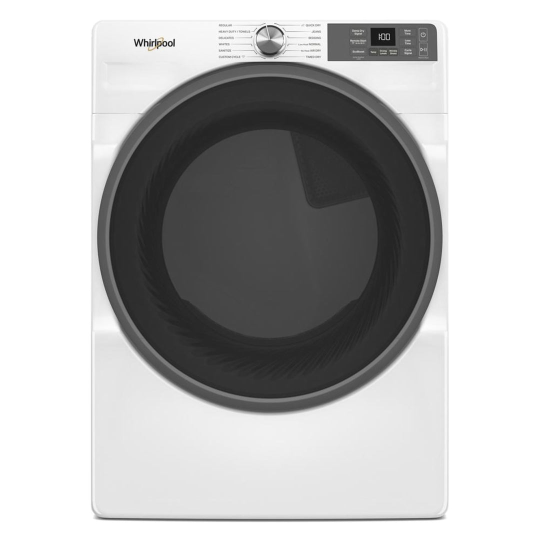 Whirlpool - 7.4 cu. ft. Smart Front Load ENERGY STAR® Gas Dryer with Wrinkle Shield™ Option - White_0