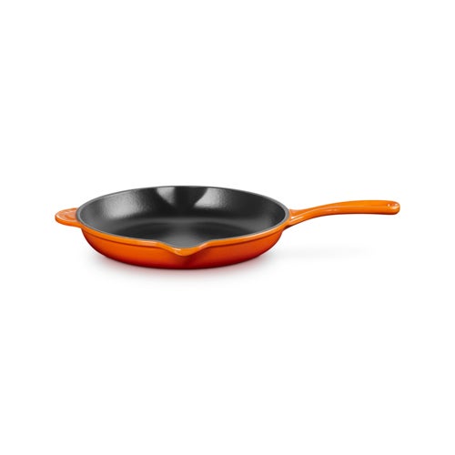 9" Traditional Cast Iron Skillet, Flame_0