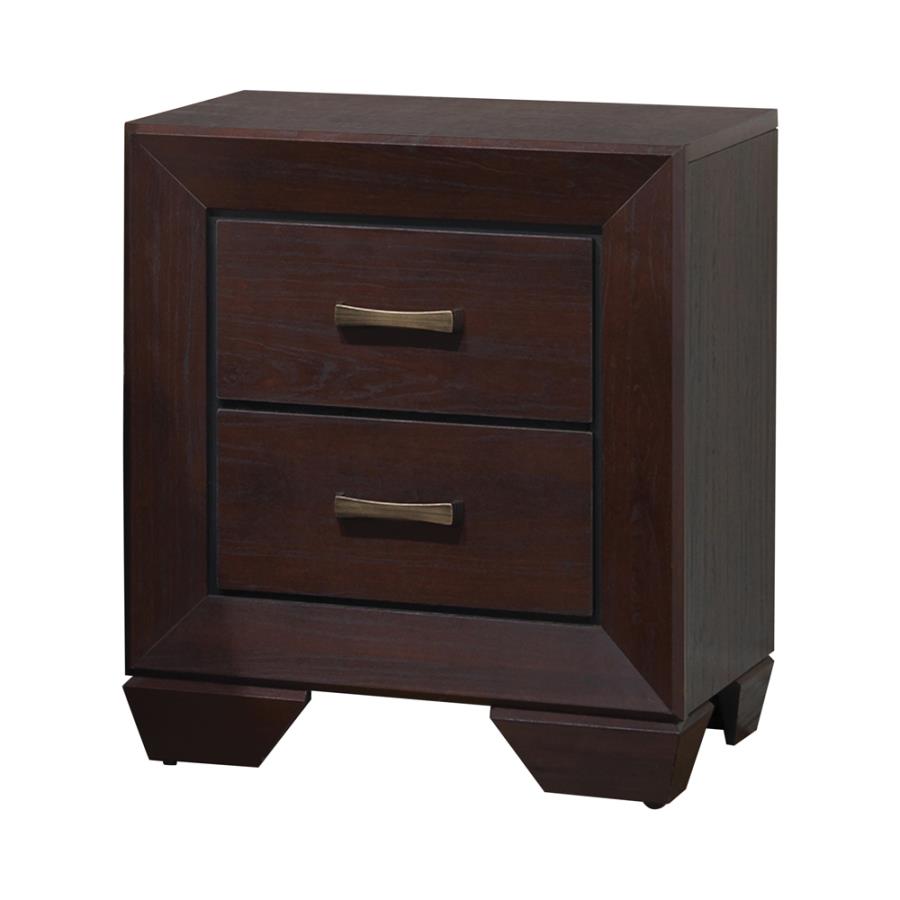 Dorian 4-piece Bedroom Set Brown and Dark Cocoa Bundle