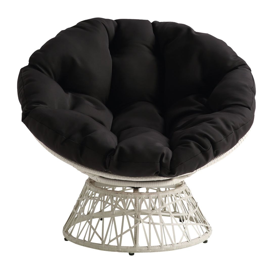 OSP Home Furnishings - Papasan Chair - Black_0