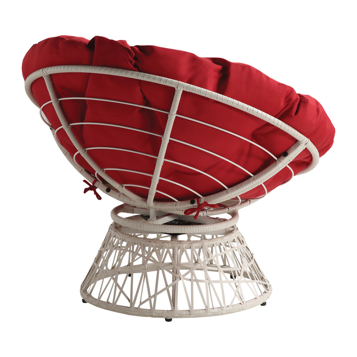 OSP Home Furnishings - Papasan Chair - Red_3