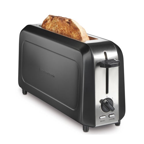 Long Slot Toaster Black_0