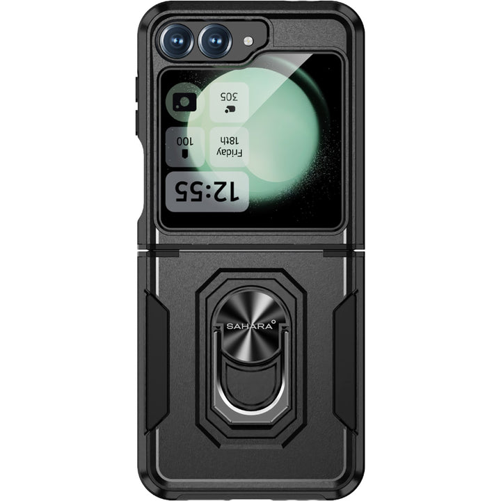 SaharaCase - Raider Series Kickstand Case for Samsung Galaxy Z Flip6 - Scorpion Black_0