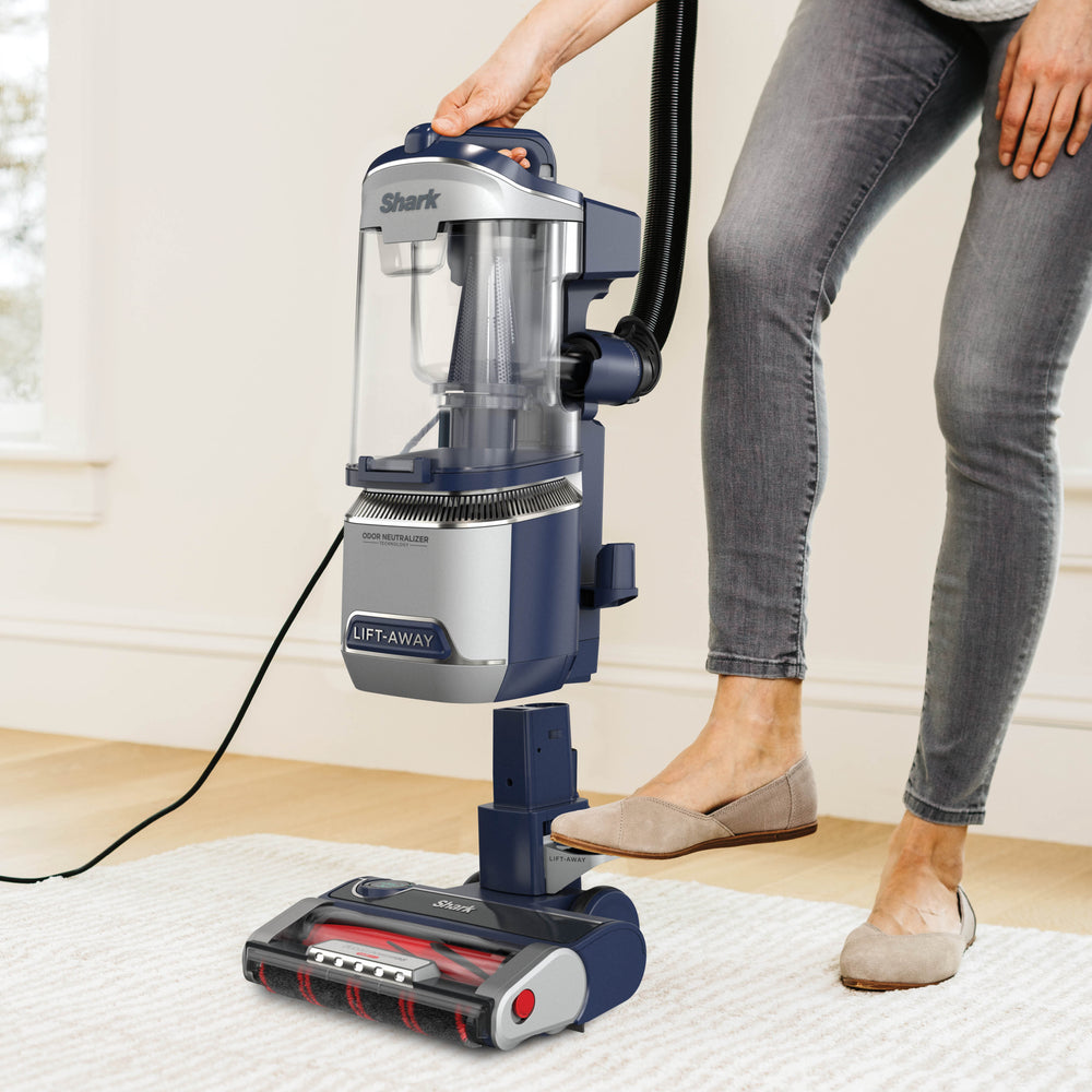 Shark - Refurbished Lift-Away Upright Vacuum w/ Odor Neutralizer - Navy/Silver_1