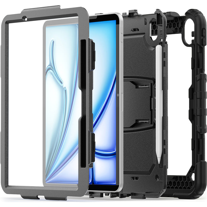 SaharaCase - Raider Series Heavy-Duty Case for Apple iPad Air (M2) 13" 2024 - Scorpion Black_2