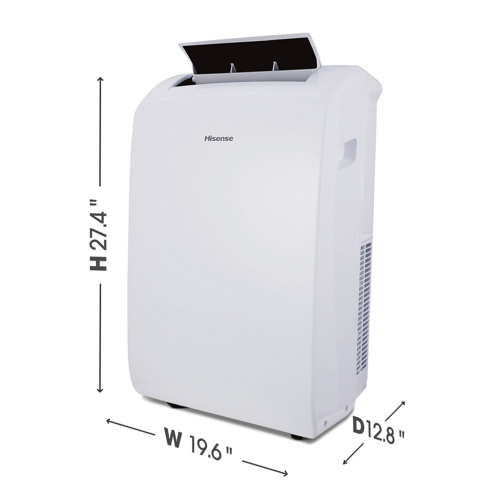 Hisense - 8,000 BTU Smart Portable Air Conditioner with Wi-fi and Remote Control - White_1