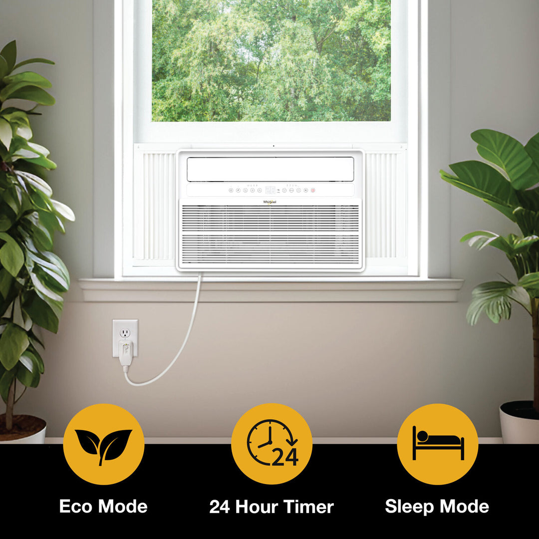 Whirlpool - 18,000 BTU 230V Window Mounted Inverter Air Conditioner with Remote Control - White_4