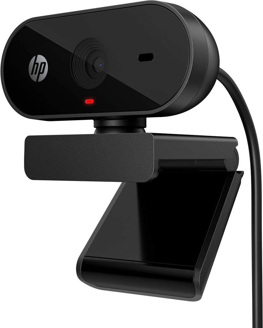 HP - 320 Full HD 1080p Webcam for Laptops and Chromebooks - Black_0