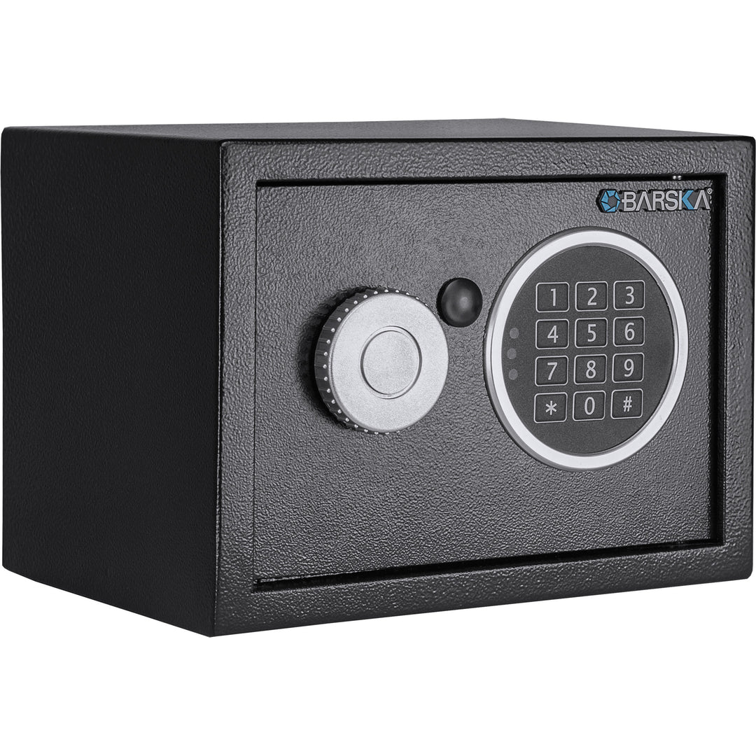 Barska - 0.22 Cu. Ft Compact  Digital Keypad Security Safe - Black_4