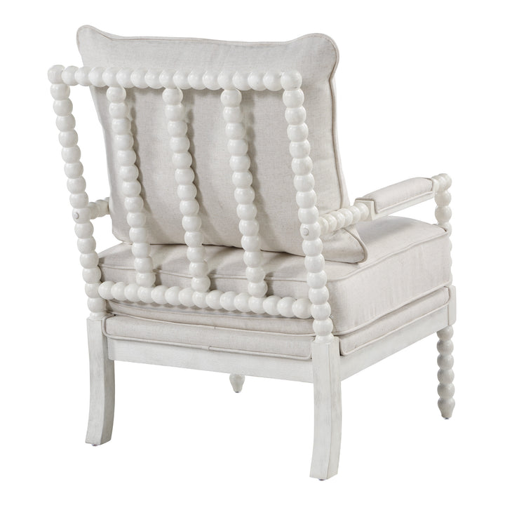 OSP Home Furnishings - Kaylee Spindle Chair - White Linen_3