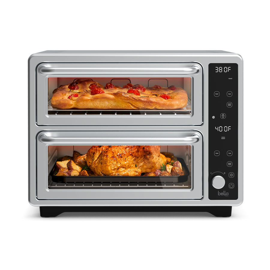 Bella Pro Series - DoubleUp Oven with Probe Thermometer - Stainless Steel_0