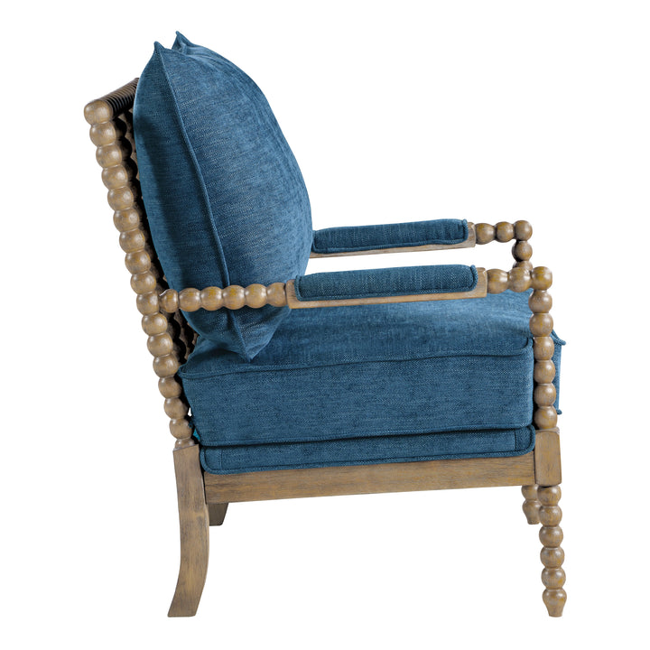 OSP Home Furnishings - Fletcher Spindle Chair - Navy_2