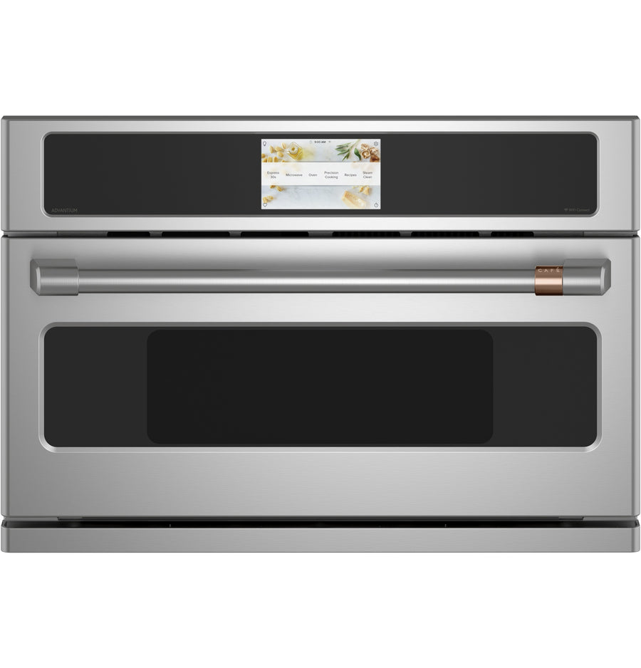 Café - 1.7 Cu. Ft. Convection Built-In Microwave with Sensor Cooking and 240V Five in One Advantium Technology - Stainless Steel_0