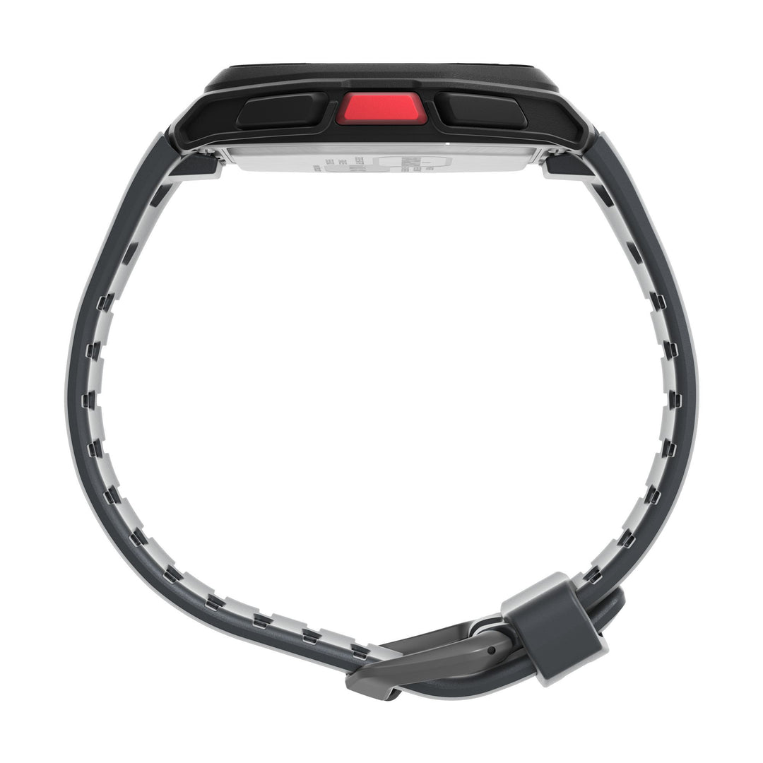 Timex Unisex IRONMAN T300 42mm Watch - Black Strap Digital Dial Black Case - Black_2